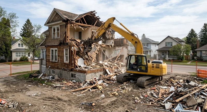 House Wrecking in Katy, TX